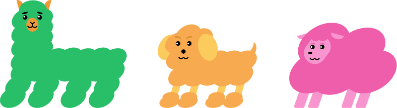 メリーのキャラクターたち