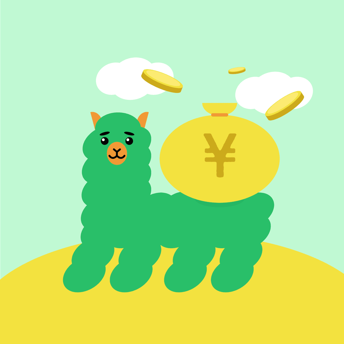 しっかり稼げるイラスト